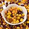 Glass Beads, Faceted, Rondelle, Goldenrod, 8x6mm, Hole: 1mm, about 1210pcs/500g