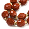 Natural Red Jasper Beads Strands G-N342-52-4