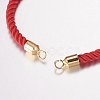 Nylon Twisted Cord Bracelet Making MAK-F019-01-4