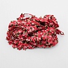 Flower Polyester Trim Ribbon OCOR-WH0057-18F-1