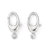 Anti-Tarnish Rhodium Plated 925 Sterling Silver Swivel Clasps STER-K173-23P-3