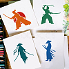 PET Hollow Out Drawing Painting Stencils DIY-WH0391-0921-5