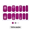 Glitter Nail Wraps Polish Decal Strips MRMJ-T078-ZA294-2