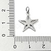 Non-Tarnish 304 Stainless Steel Pendants STAS-C097-67P-3