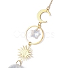 Brass Moon Sun Pendant Decoration HJEW-JM02008-4
