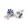 Rack Plating Alloy Rhinestone European Dangle Charms FIND-C055-19P-03-2