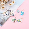 Handmade Polymer Clay Dangle Earring EJEW-JE04501-4