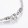 304 Stainless Steel Link Bracelets BJEW-H572-01P-4