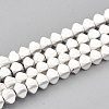 Electroplate Non-magnetic Synthetic Hematite Beads Strands G-T114-22-2