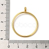 Brass Hollow Pendants KK-P001-94G-3