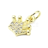 Brass Micro Pave Cubic Zirconia Pendants KK-H475-26A-02G-2