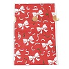 Christmas Deer Plastic Packing Pouches Drawstring Bags ABAG-Q053-03D-1