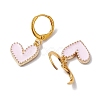 Heart Alloy Enamel Dangle Earrings EJEW-JE05821-4