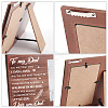 MDF Wood Photo Frames DIY-WH0231-059-4