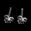 Resin Stud Earring Findings X1-FIND-H046-09-2