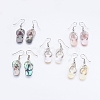 Shell Dangle Earrings EJEW-F147-G-1