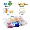 DIY Colorful Transparent Beads Bracelet Making Kit DIY-YW0005-45-6