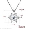 Trendy Brass Pendant Necklaces NJEW-BB33858-6