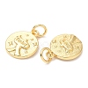 Rack Plating Brass Charms KK-A185-03G-3