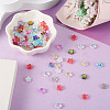 Pandahall 100Pcs 10 Styles Transparent Glass Beads GLAA-TA0001-65-4