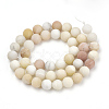 Dyed Natural Multi-Color Agate Beads Strands G-T106-052-3