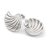 Non-Tarnish Shell Shapes 304 Stainless Steel Earring for Women EJEW-H013-07P-2