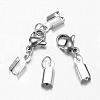 304 Stainless Steel Lobster Claw Clasps STAS-G075-02B-1