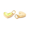 Rack Plating Brass Enamel Charms KK-D073-27G-06-3