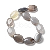 Natural Grey Agate Beads Strands G-P528-M24-01-3