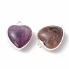 Natural Amethyst Pendants G-C005-01S-16-2