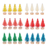 Christmas Tree Plastic Home Ornaments DJEW-WH0015-04-1