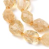 Natural Citrine Beads Strands G-P541-A01-14-3