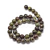Natural Bloodstone Round Beads Strands X-G-P075-04-8mm-2