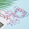 497Pcs 5 Style Rainbow ABS Plastic Imitation Pearl Beads OACR-YW0001-07A-10