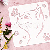 PET Hollow Out Drawing Painting Stencils DIY-WH0391-0291-3