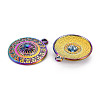 Rainbow Color Alloy Pendants X-PALLOY-S180-266-NR-3