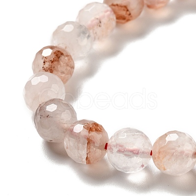 Natural Hematoid Quartz/Ferruginous Quartz Beads Strands G-E571-33B-1