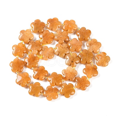 Natural Topaz Jade Beads Strands G-NH0028-01A-1