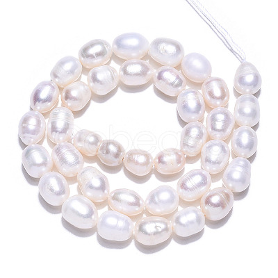 Natural Cultured Freshwater Pearl Beads Strands PEAR-L001-C-03-1