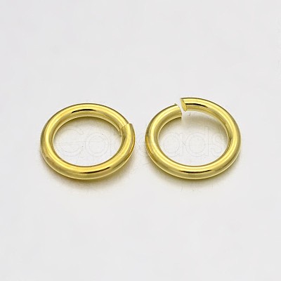 Brass Open Jump Rings KK-E647-17G-3mm-1