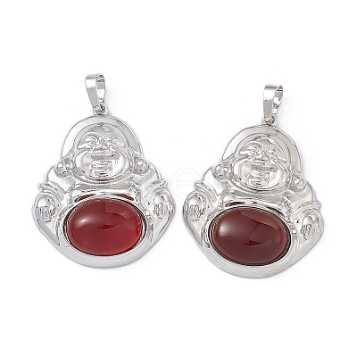 Natural Carnelian Pendants G-H283-01Q-1