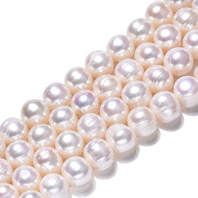 Natural Cultured Freshwater Pearl Beads Strands PEAR-N013-10A-1