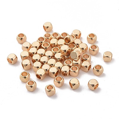 Brass Spacer Beads X-KK-T014-37G-1