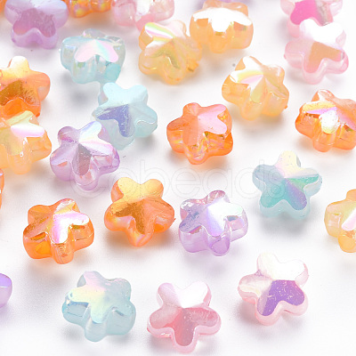 Imitation Jelly Acrylic Beads TACR-S154-46E-1