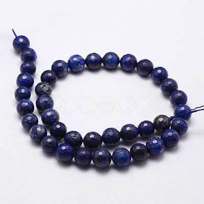 Natural Lapis Lazuli Beads Strands X-G-D840-38-8mm-1