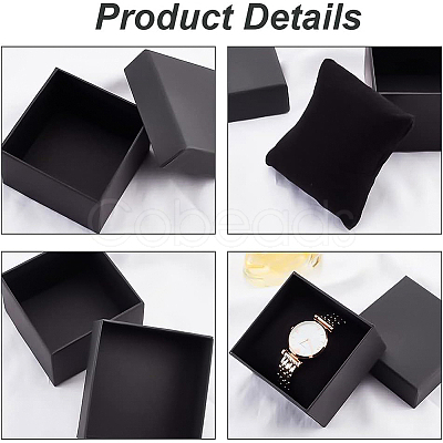 Kraft Paper Cardboard Jewelry Boxes CBOX-BC0001-23-1