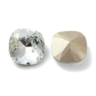 Faceted K9 Glass Rhinestone Cabochons GGLA-R402-05B-1