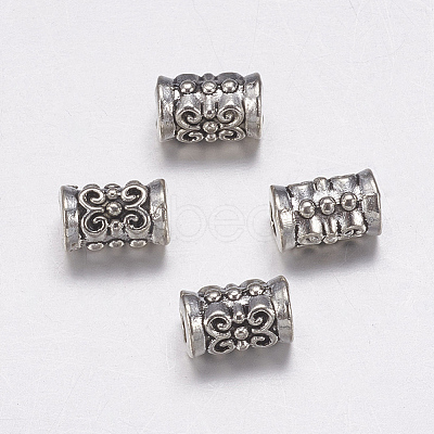 Column Tibetan Style Alloy Beads X-AB972-1