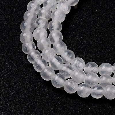 Natural Green Jade Beads Strands G-Q162-A01-D01-05-1