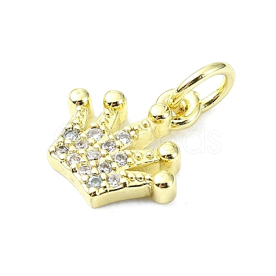 Brass Micro Pave Cubic Zirconia Pendants KK-H475-26A-02G-1